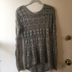 Grey knit sweater